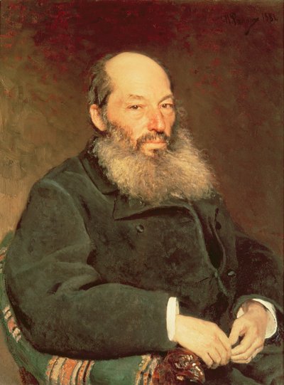 Portrait of Afanasy Fet, 1882 by Ilya Efimovich Repin